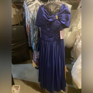 Deep blue formal dress